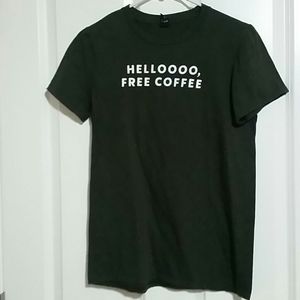 Free coffee tshirt